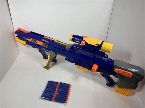 NERF Longstrike complete with barrel and 6.